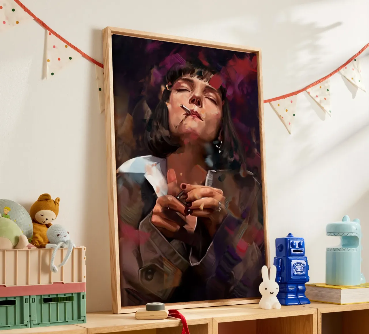 Mia Wallace II di Dmitry Belov tela con Cornice a cassetta da Oscar Frazier