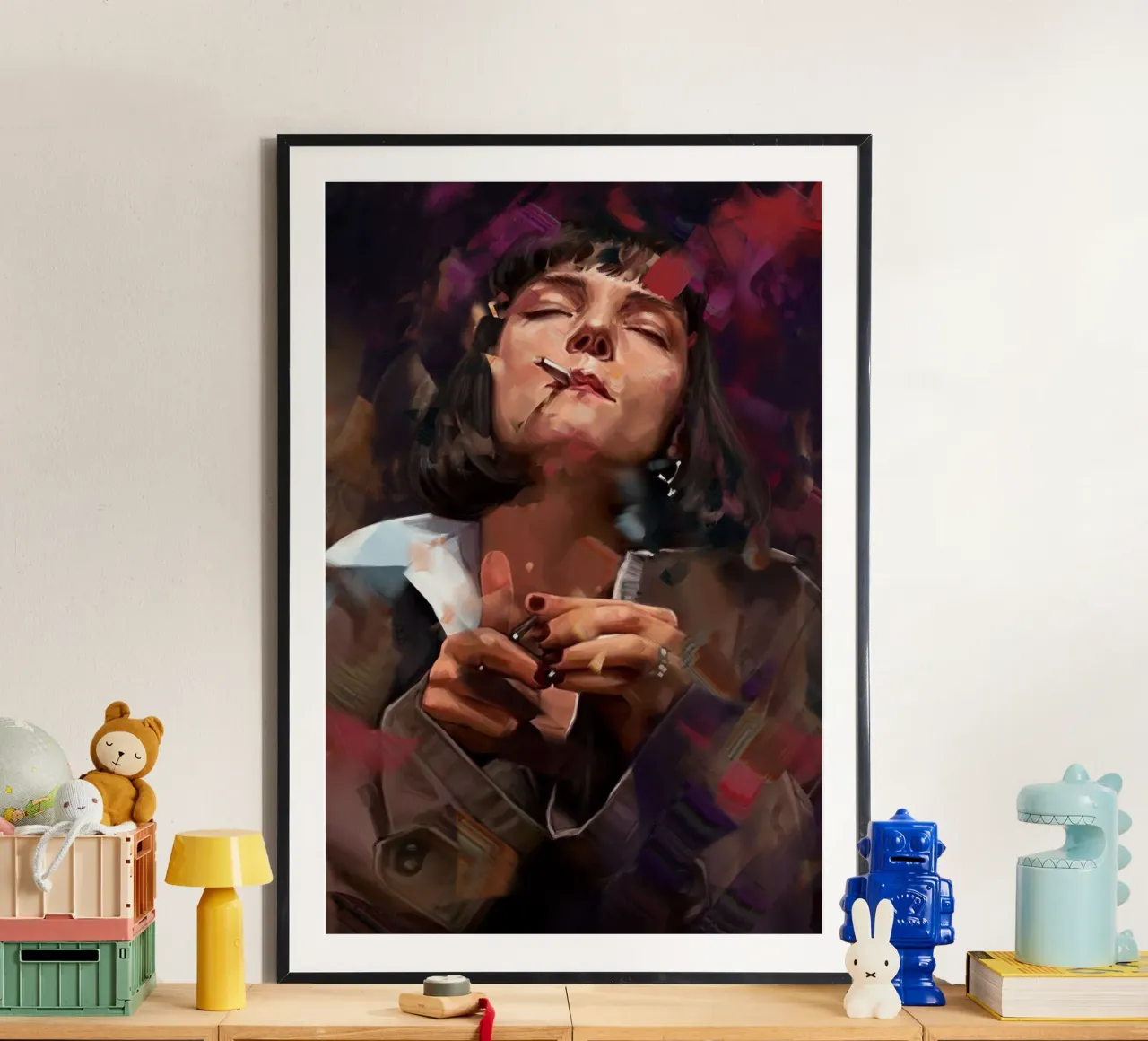 Mia Wallace II di Dmitry Belov poster da Oscar Frazier