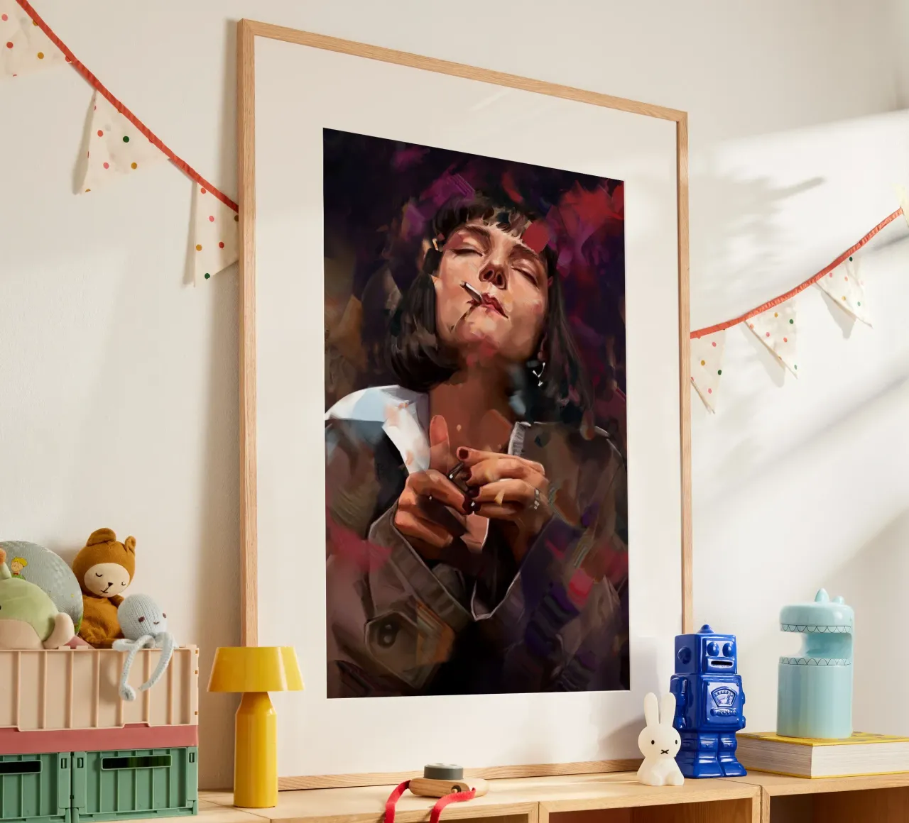 Mia Wallace II di Dmitry Belov poster da Oscar Frazier