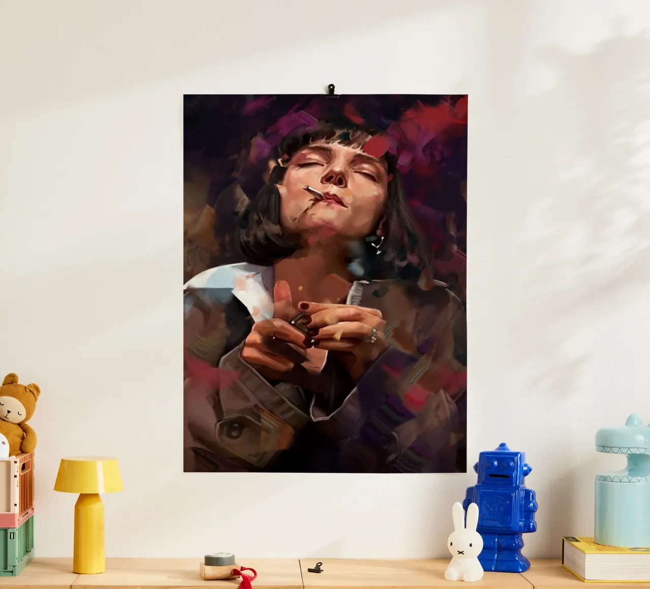 Mia Wallace II di Dmitry Belov poster da Oscar Frazier