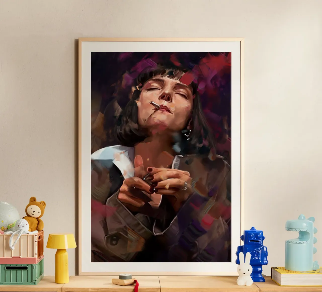 Mia Wallace II di Dmitry Belov poster da Oscar Frazier