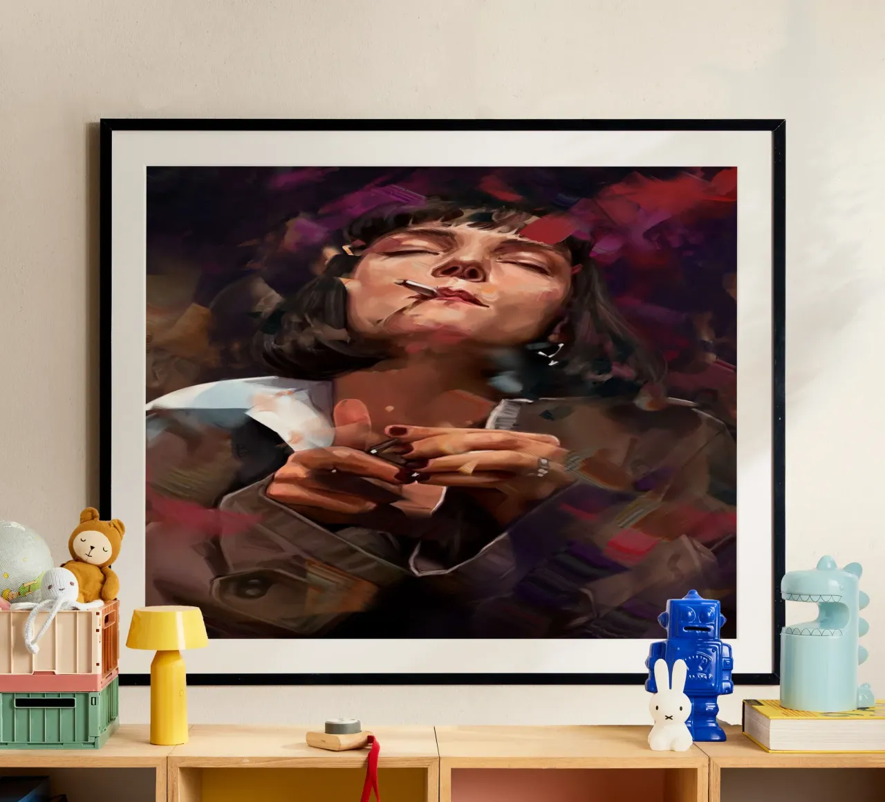 Mia Wallace II di Dmitry Belov poster da Oscar Frazier