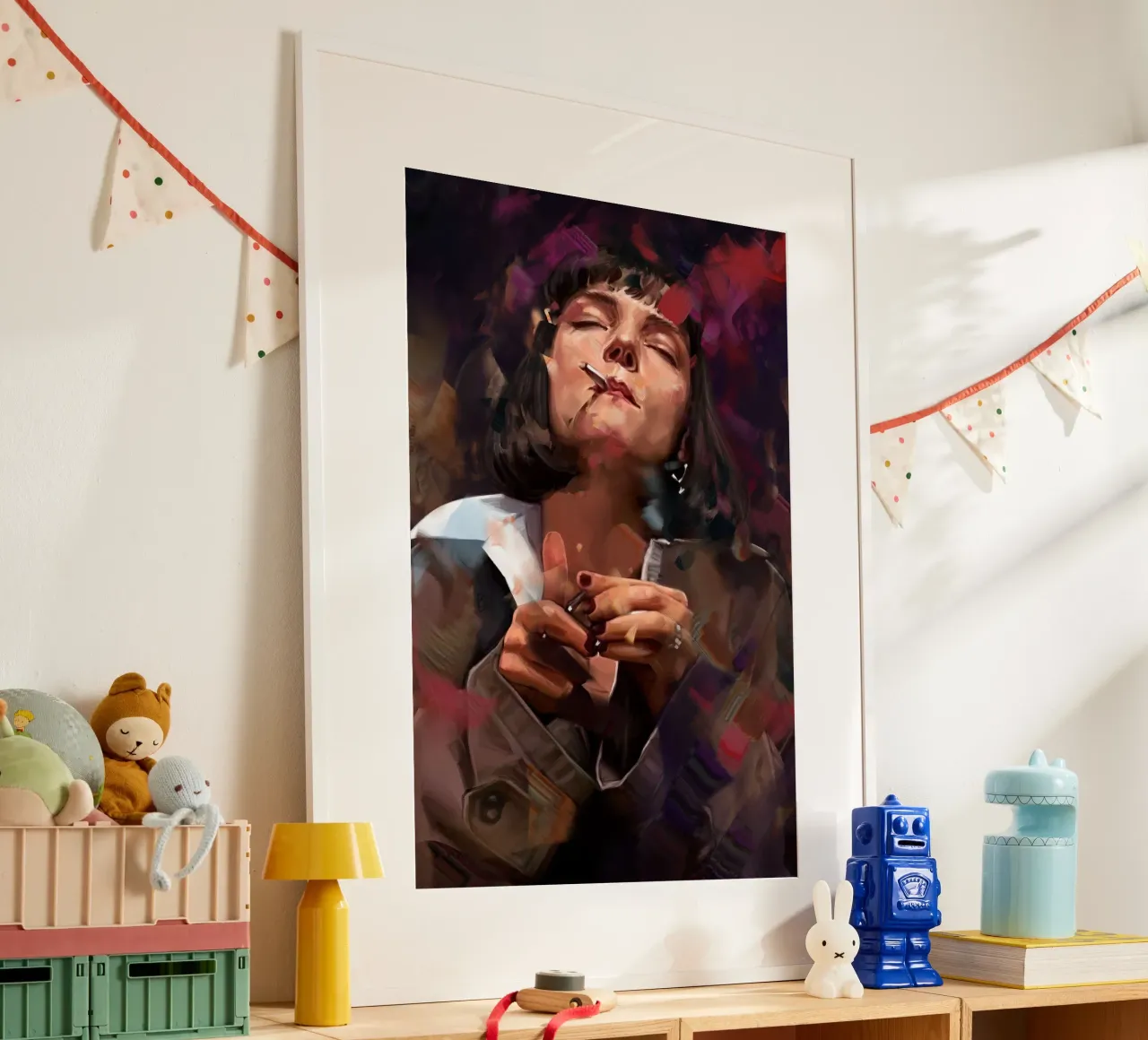 Mia Wallace II di Dmitry Belov poster da Oscar Frazier