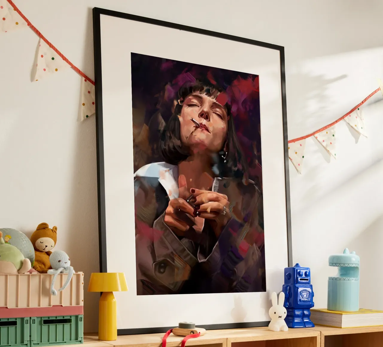 Mia Wallace II di Dmitry Belov poster da Oscar Frazier