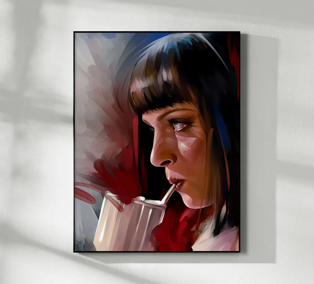 Mia con un drink di Dmitry Belov plexiglass da Oscar