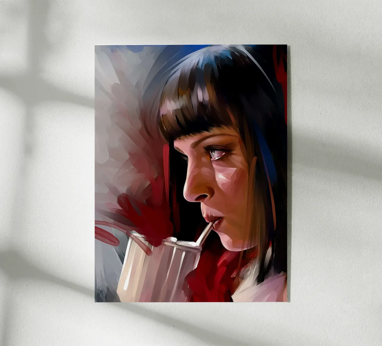 Mia con un drink di Dmitry Belov plexiglass da Oscar