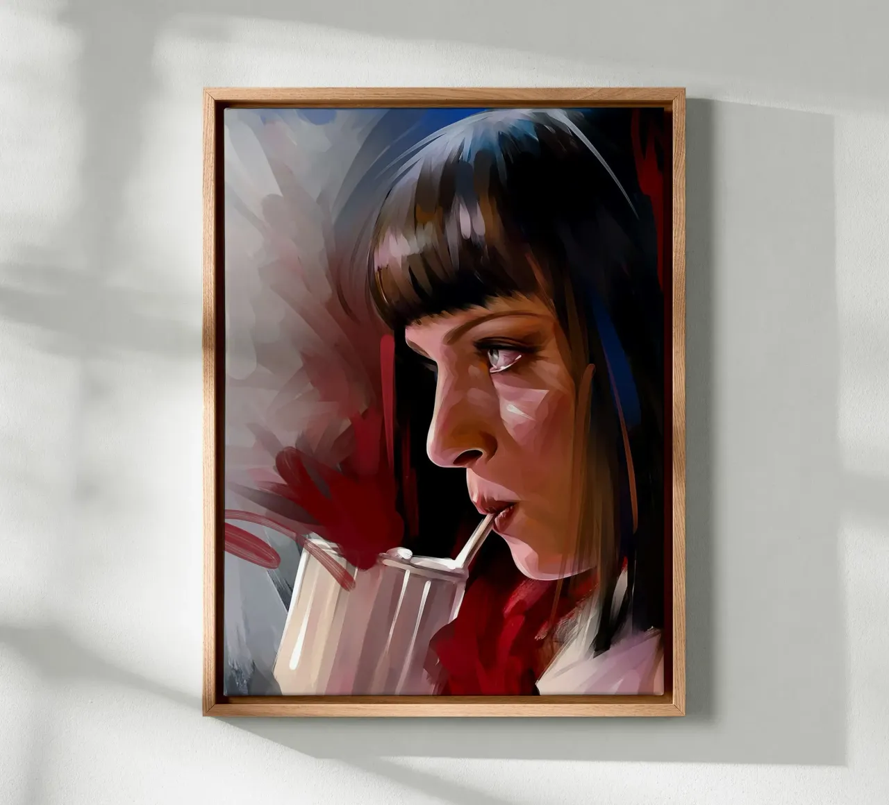 Mia con un drink di Dmitry Belov tela con Cornice a cassetta da Oscar Frazier