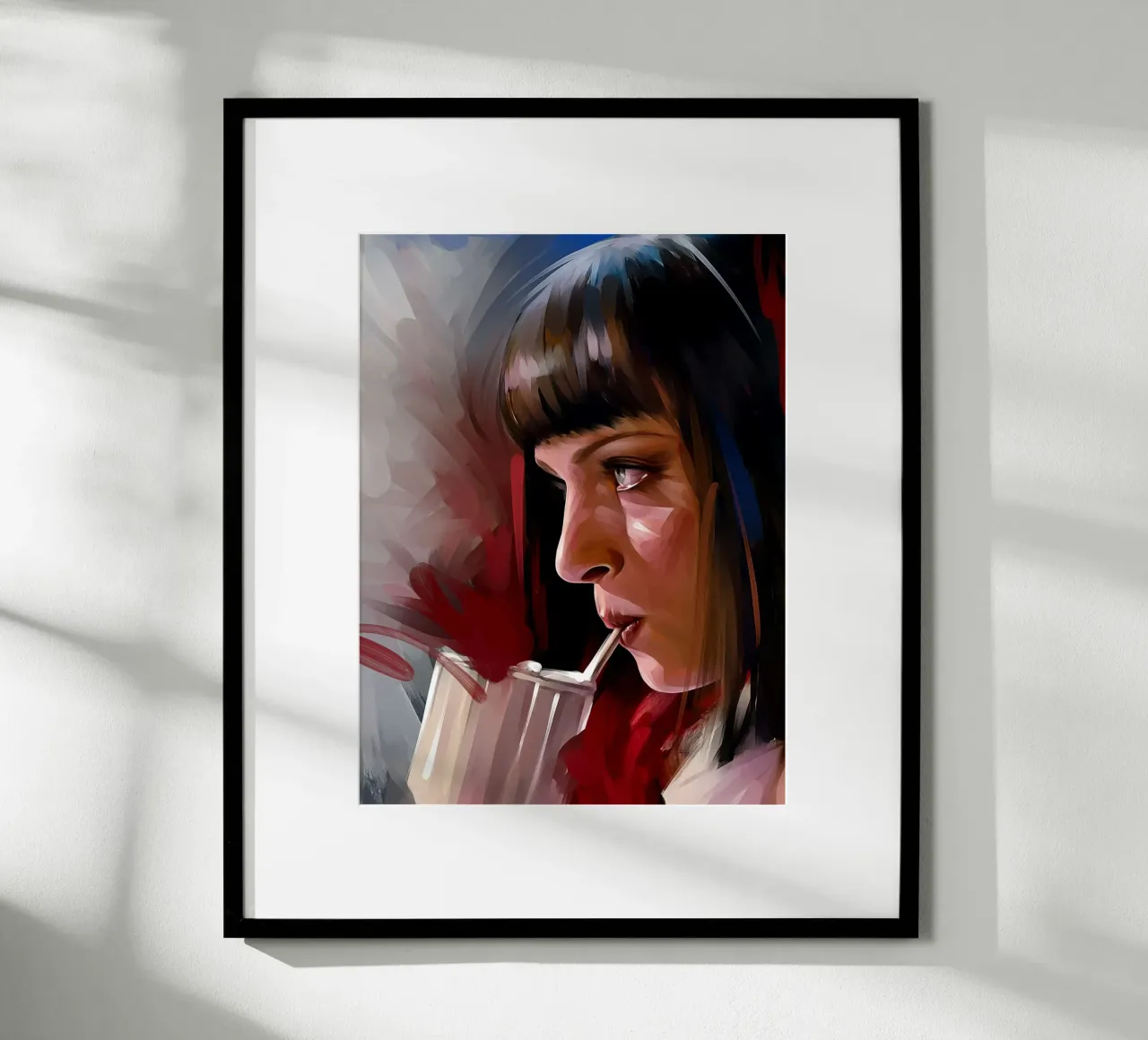 Mia con un drink di Dmitry Belov poster da Oscar Frazier
