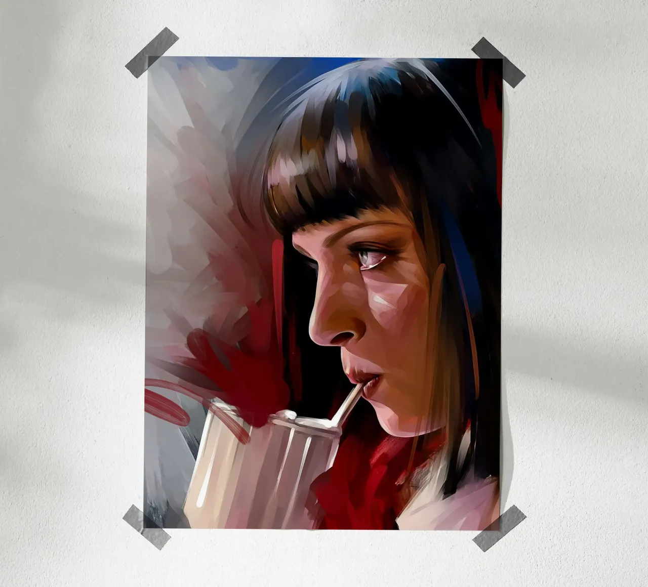 Mia con un drink di Dmitry Belov poster da Oscar Frazier