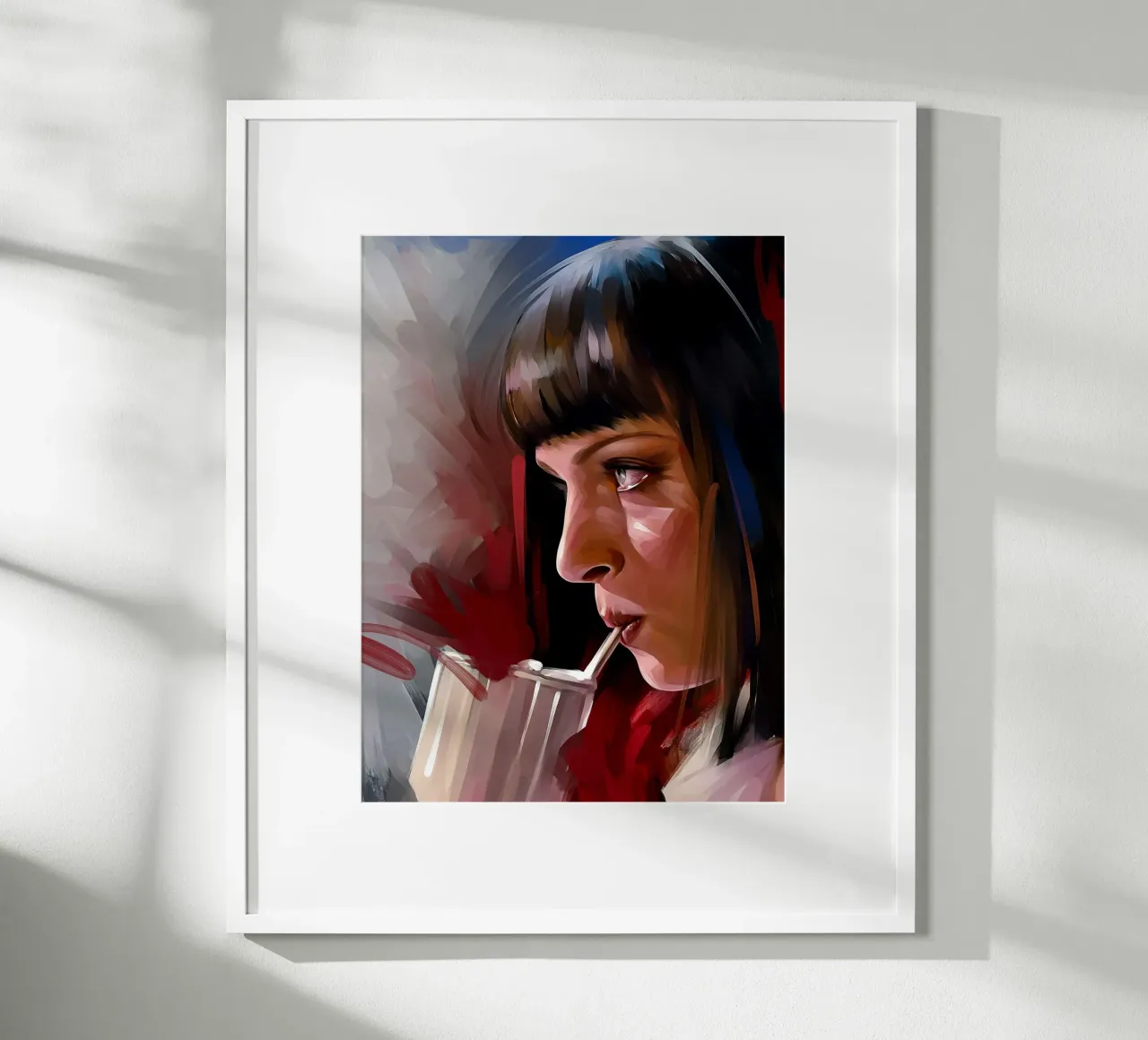 Mia con un drink di Dmitry Belov poster da Oscar Frazier