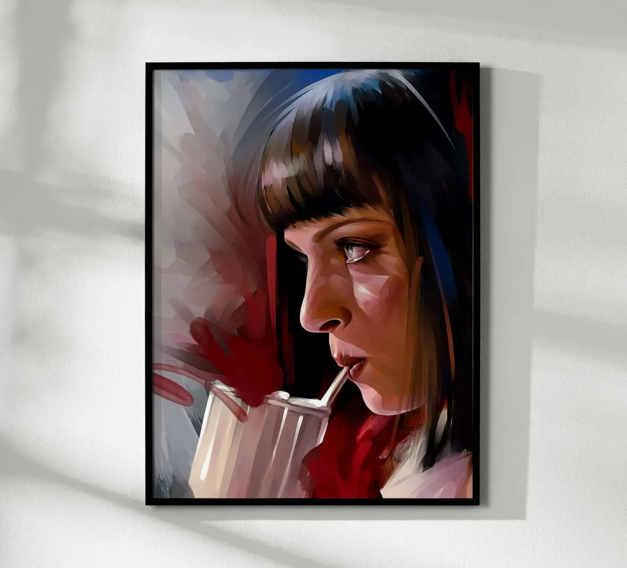 Mia con un drink di Dmitry Belov poster da Oscar Frazier