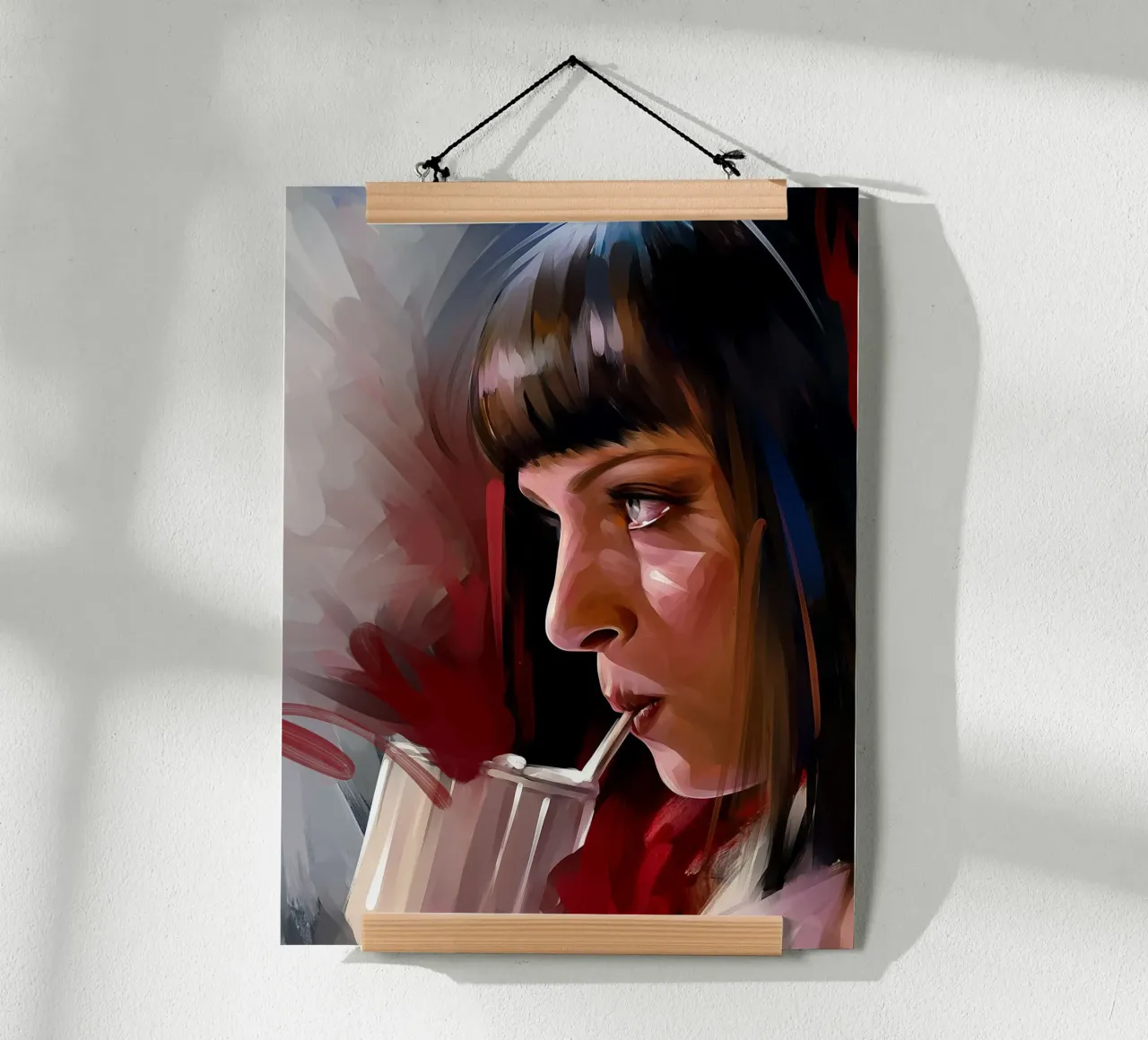Mia con un drink di Dmitry Belov poster da Oscar Frazier