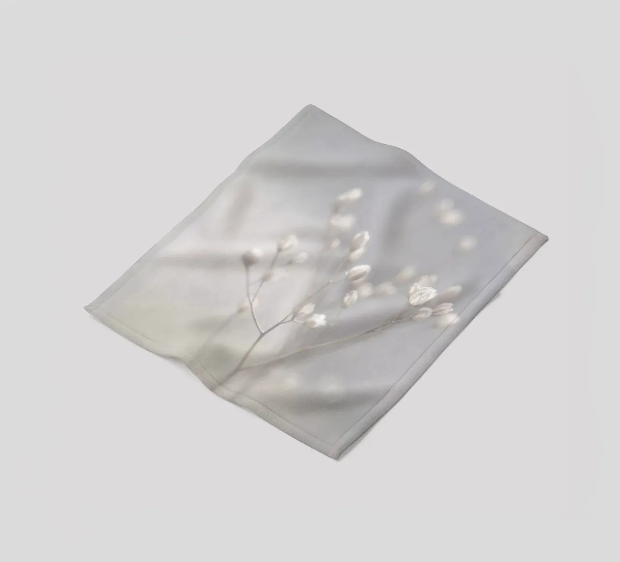 winter light fleece blanket by Visuelle Poesie am Wegesrand