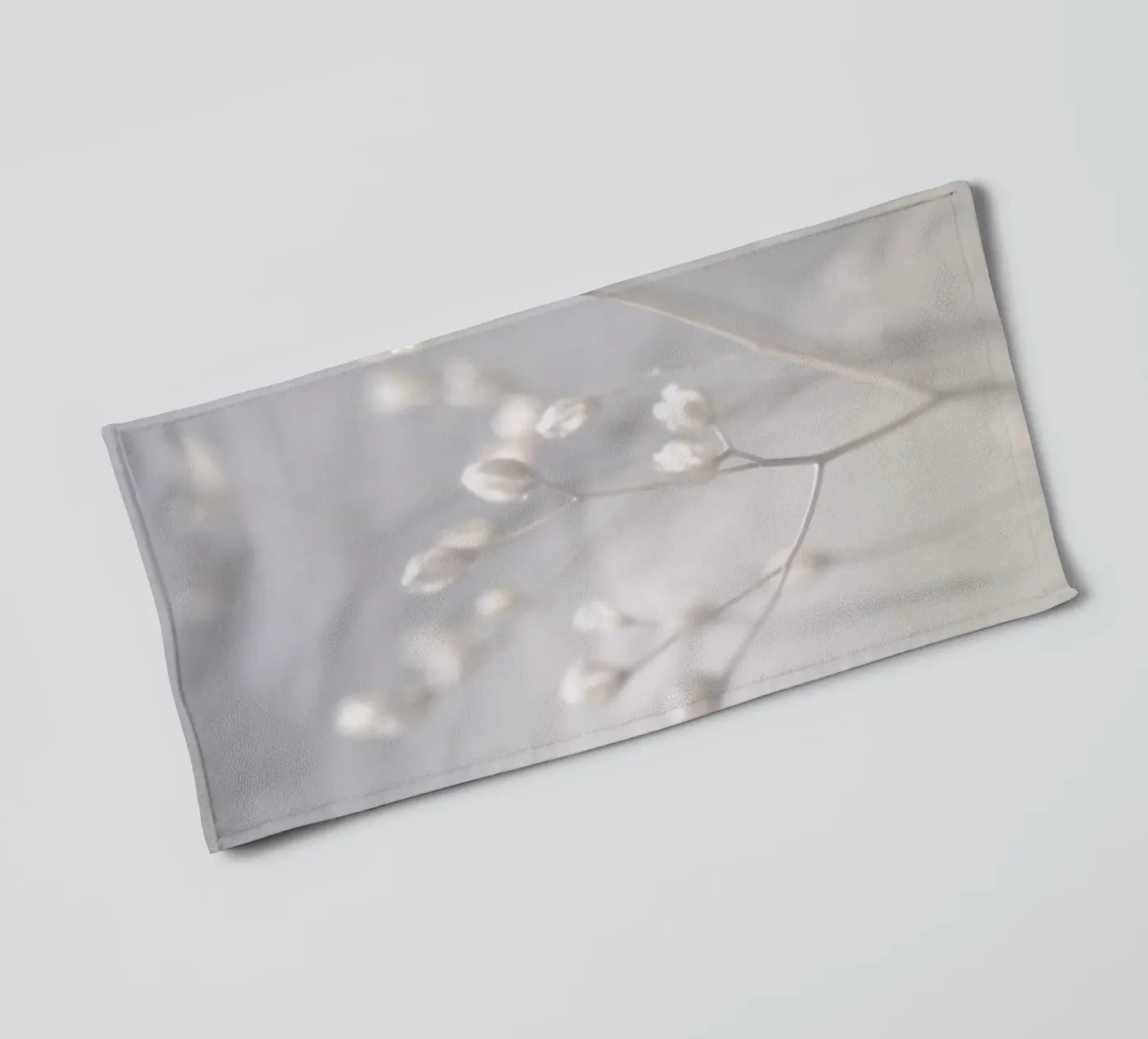 winter light badhanddoek van Visuelle Poesie am Wegesrand