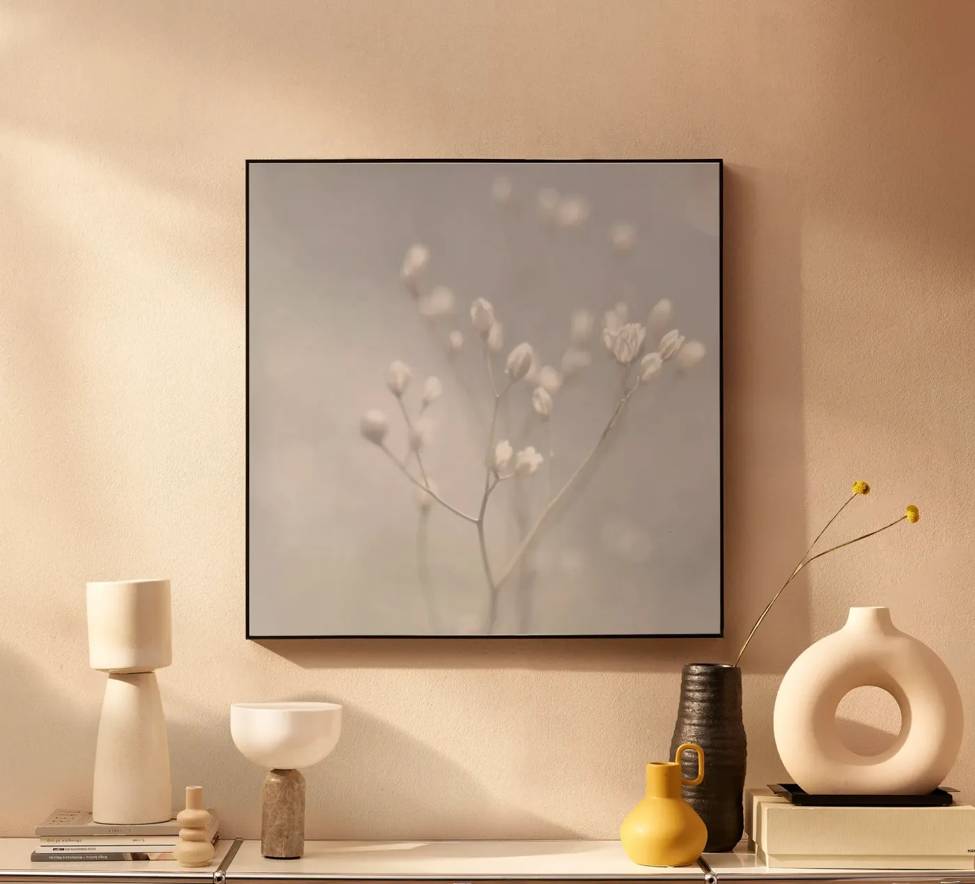 winter light acryl van Visuelle Poesie am Wegesrand