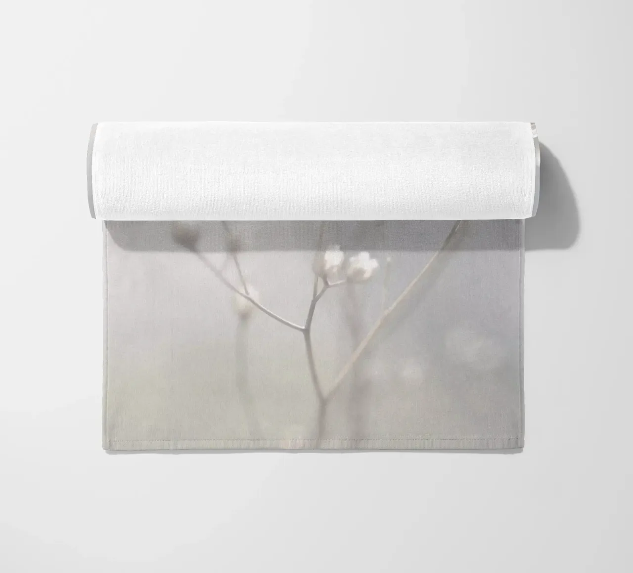 winter light beach towel by Visuelle Poesie am Wegesrand