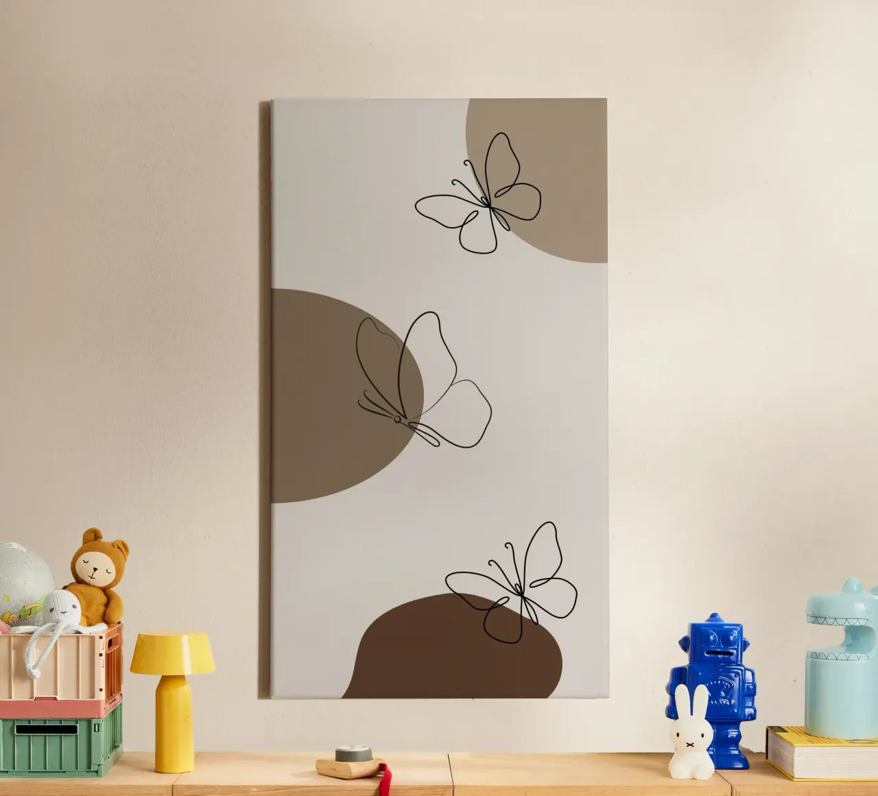 shape butterfly tela con Cornice a cassetta da huminity