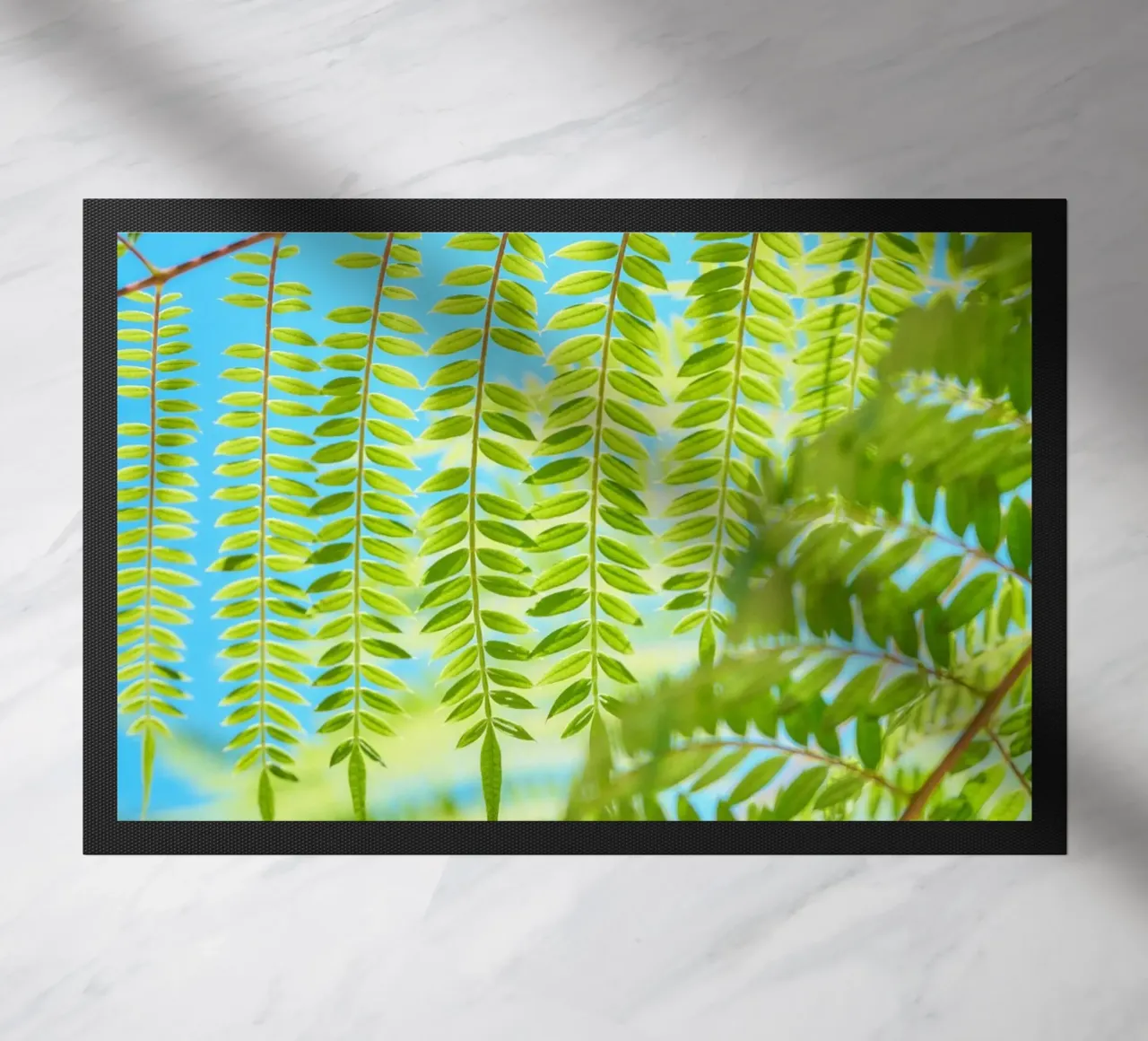 fern leaf doormat by lesuki