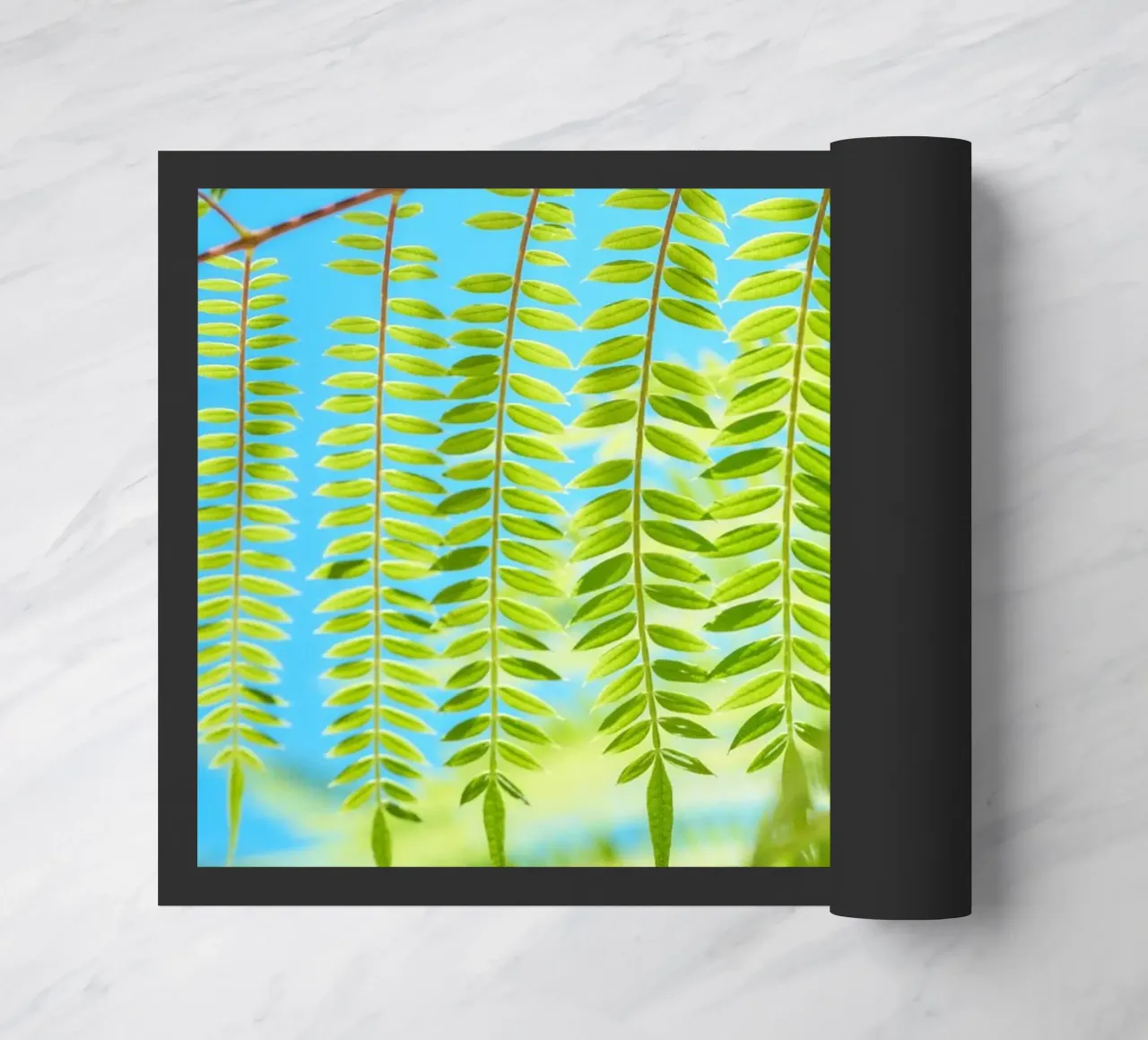 fern leaf doormat by lesuki