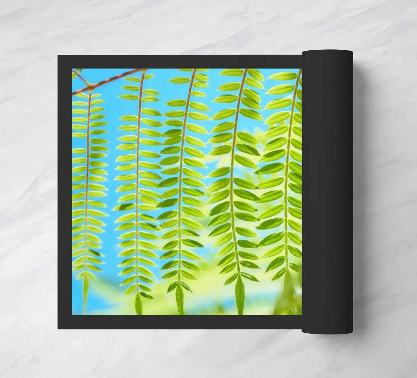 fern leaf paillasson de lesuki