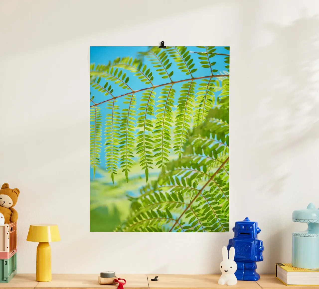 foglia di felce poster da lesuki