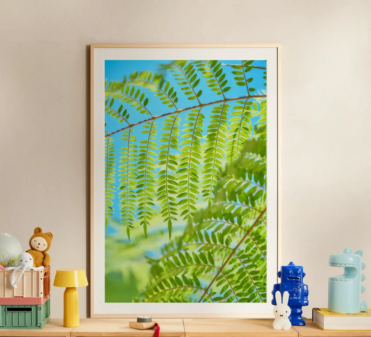 foglia di felce poster da lesuki