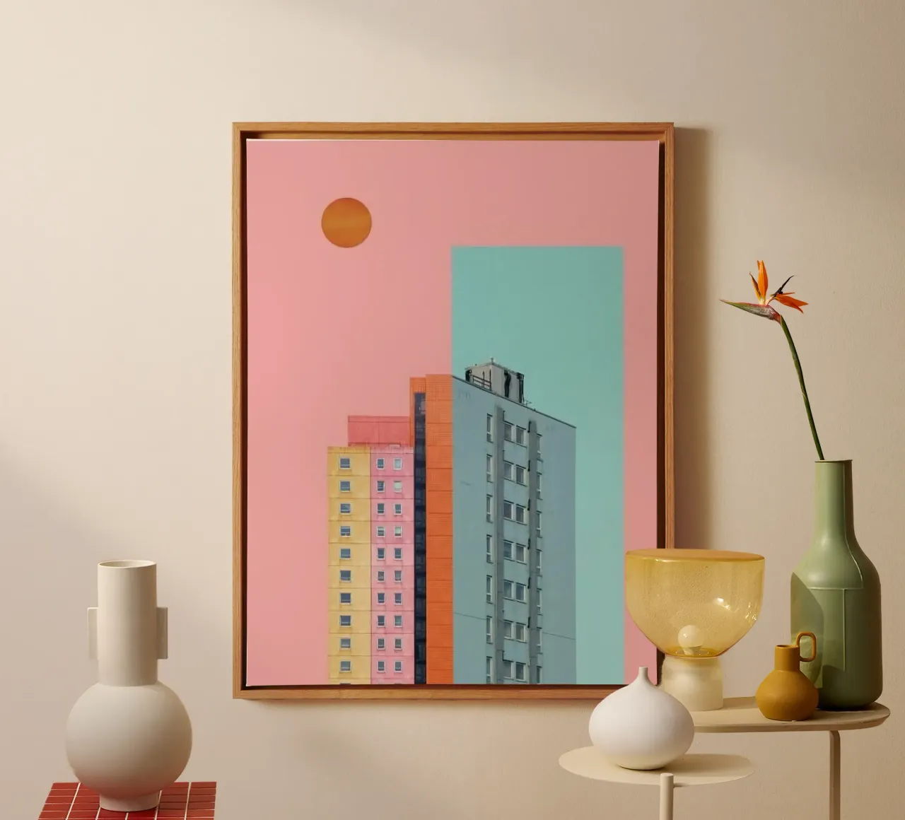 high scape building tela con Cornice a cassetta da huminity