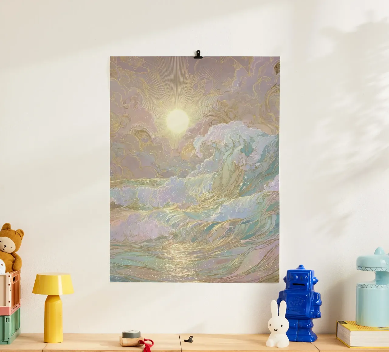 wave and sunlight poster da huminity