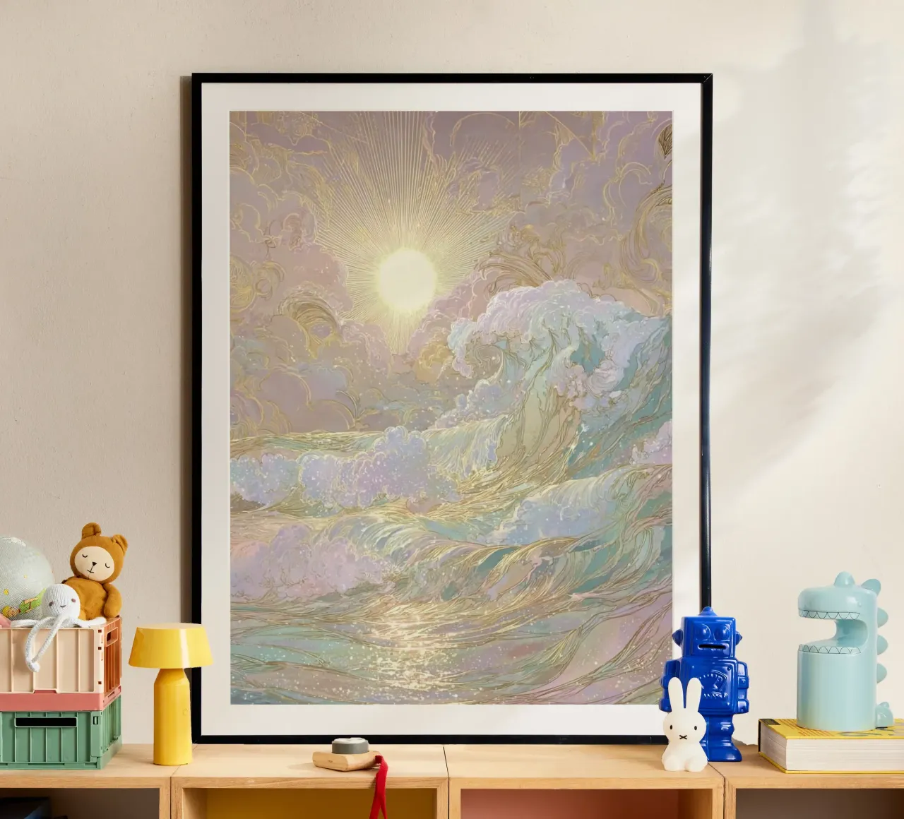 wave and sunlight poster da huminity