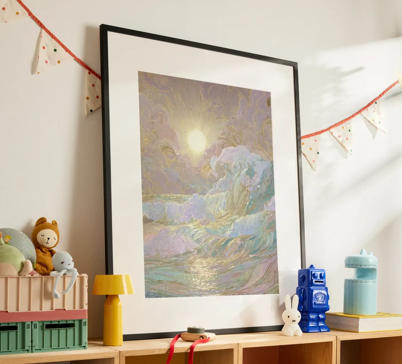 wave and sunlight poster da huminity