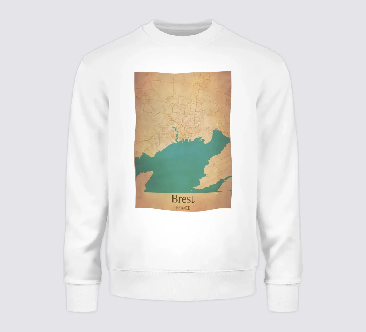Brest FRANCE felpa da WorldPrint