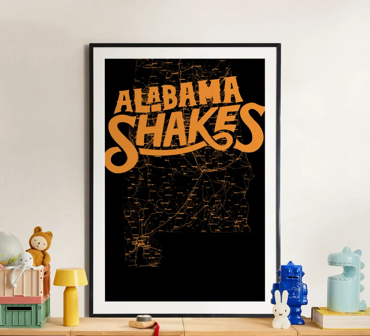 Alabama Shakes Brown Classic poster da skurtow