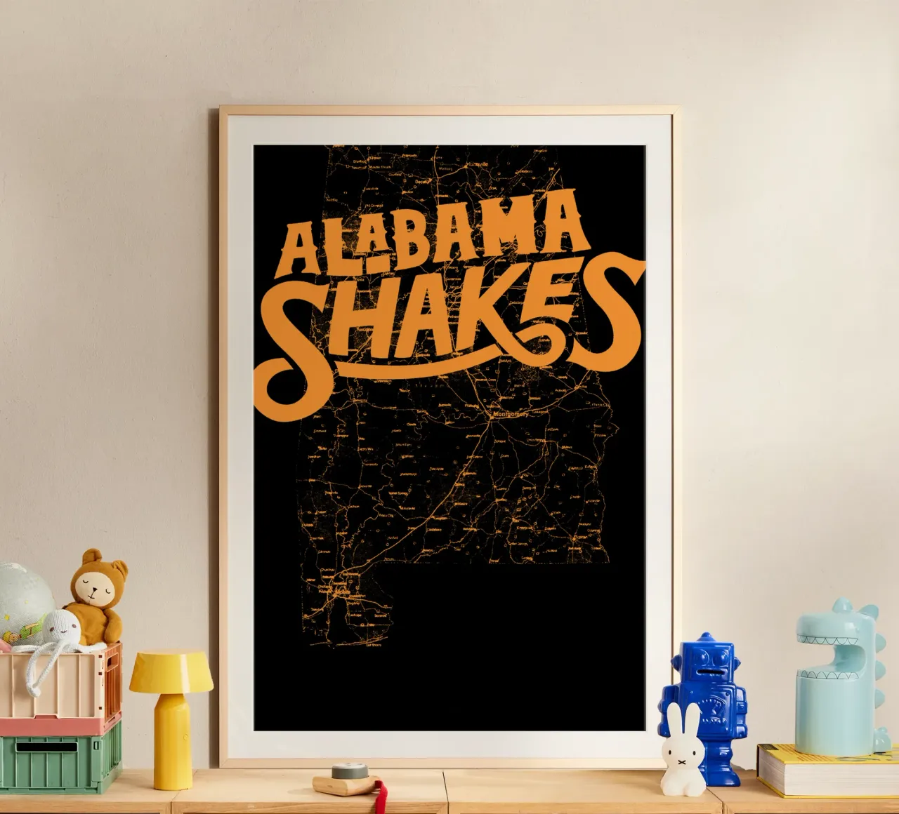 Alabama Shakes Brown Classic poster da skurtow