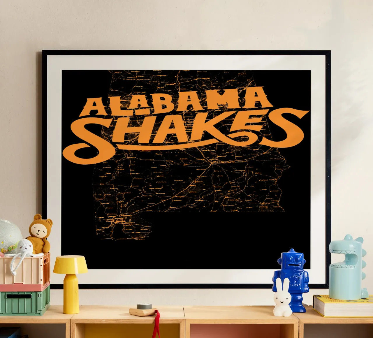 Alabama Shakes Brown Classic poster da skurtow
