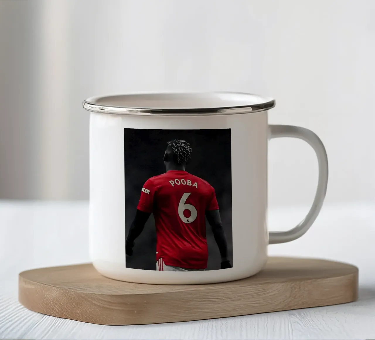 POGBA tazza in smalto da Low poly art