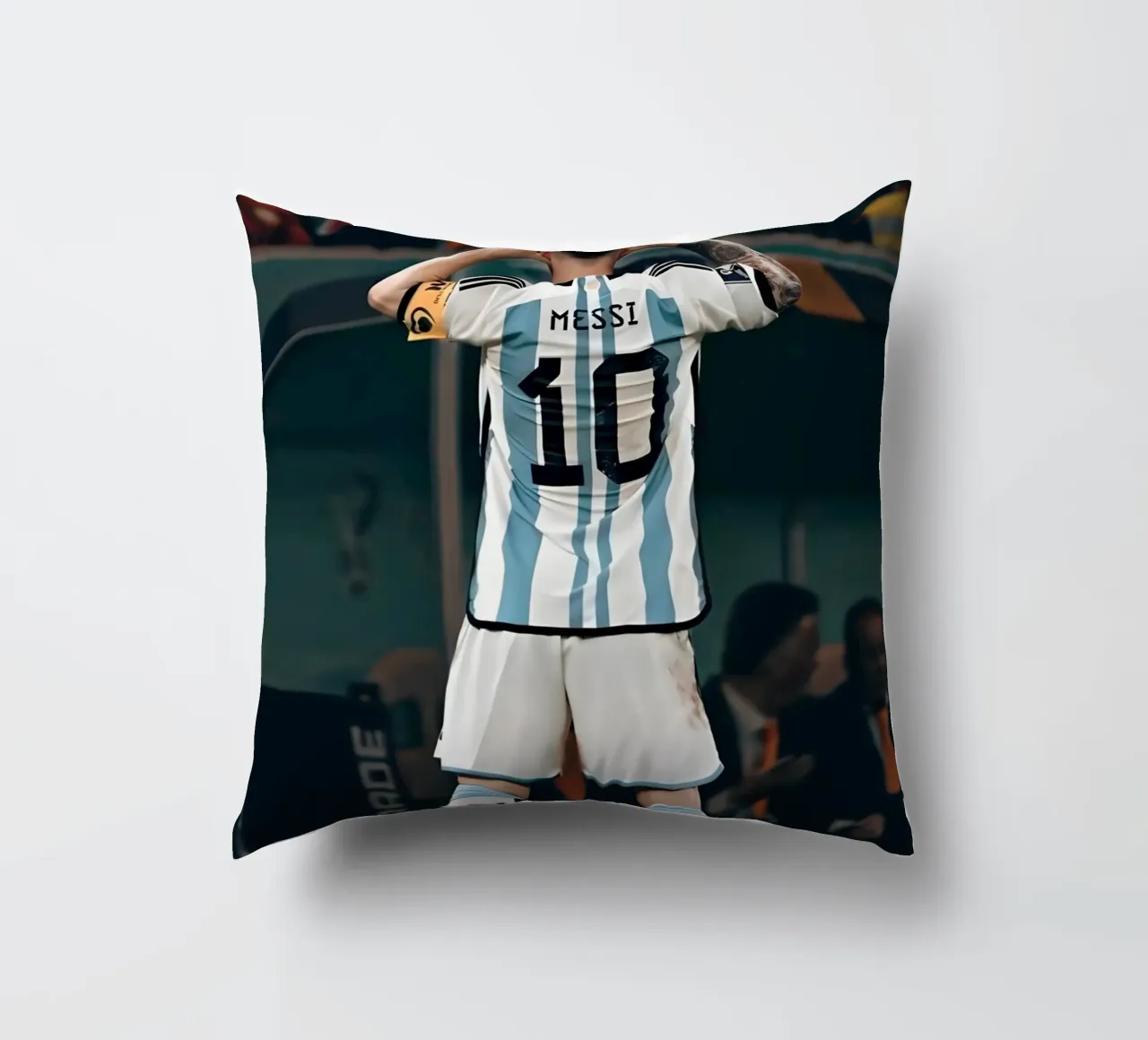 MESSI cuscino da Low poly art