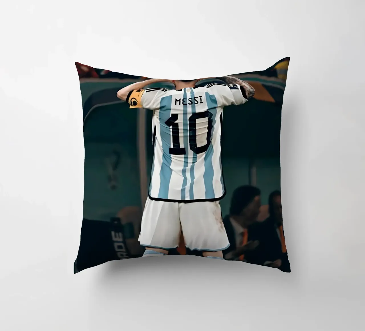 MESSI cuscino da Low poly art