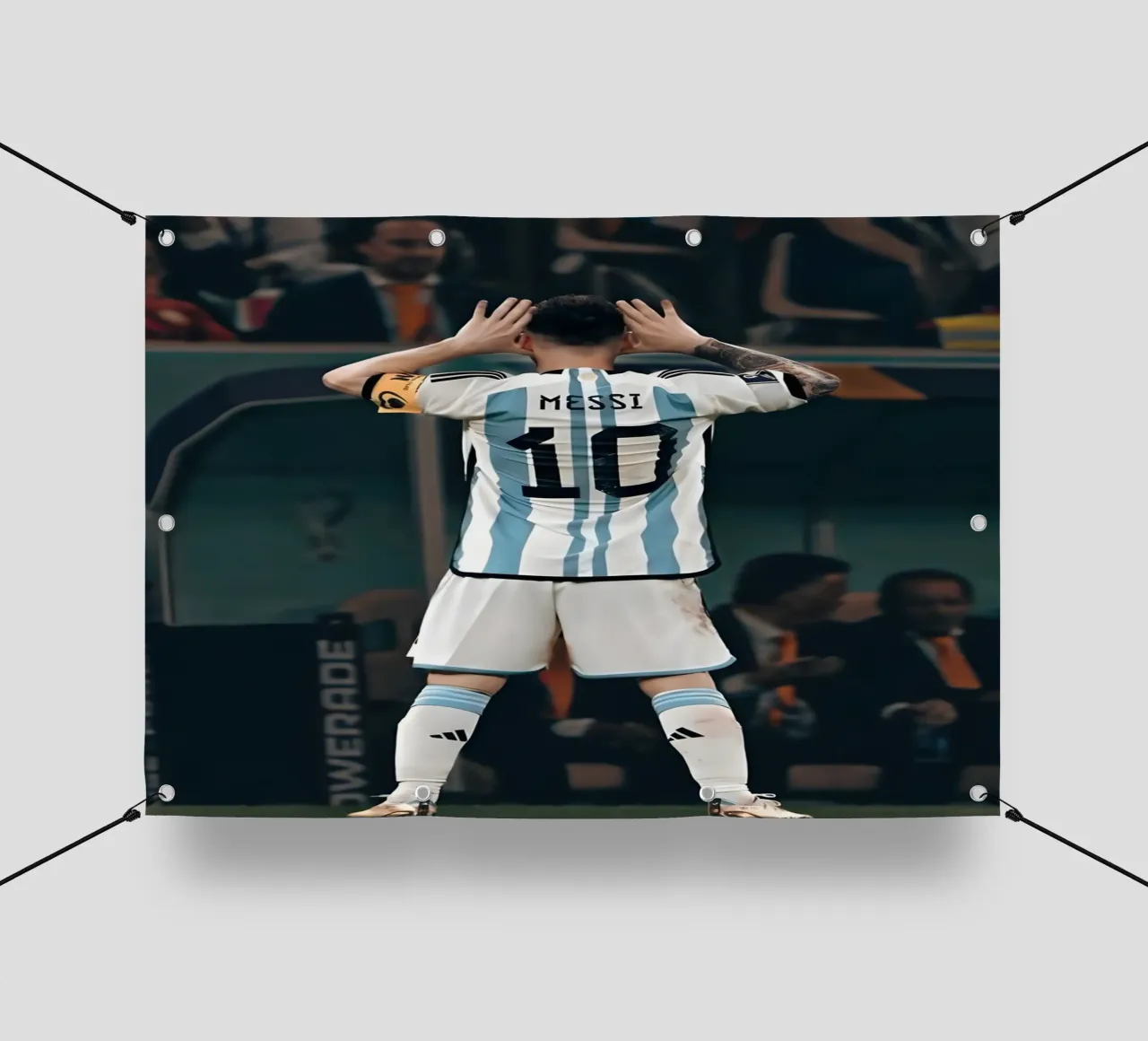 MESSI telo in pvc da Low poly art