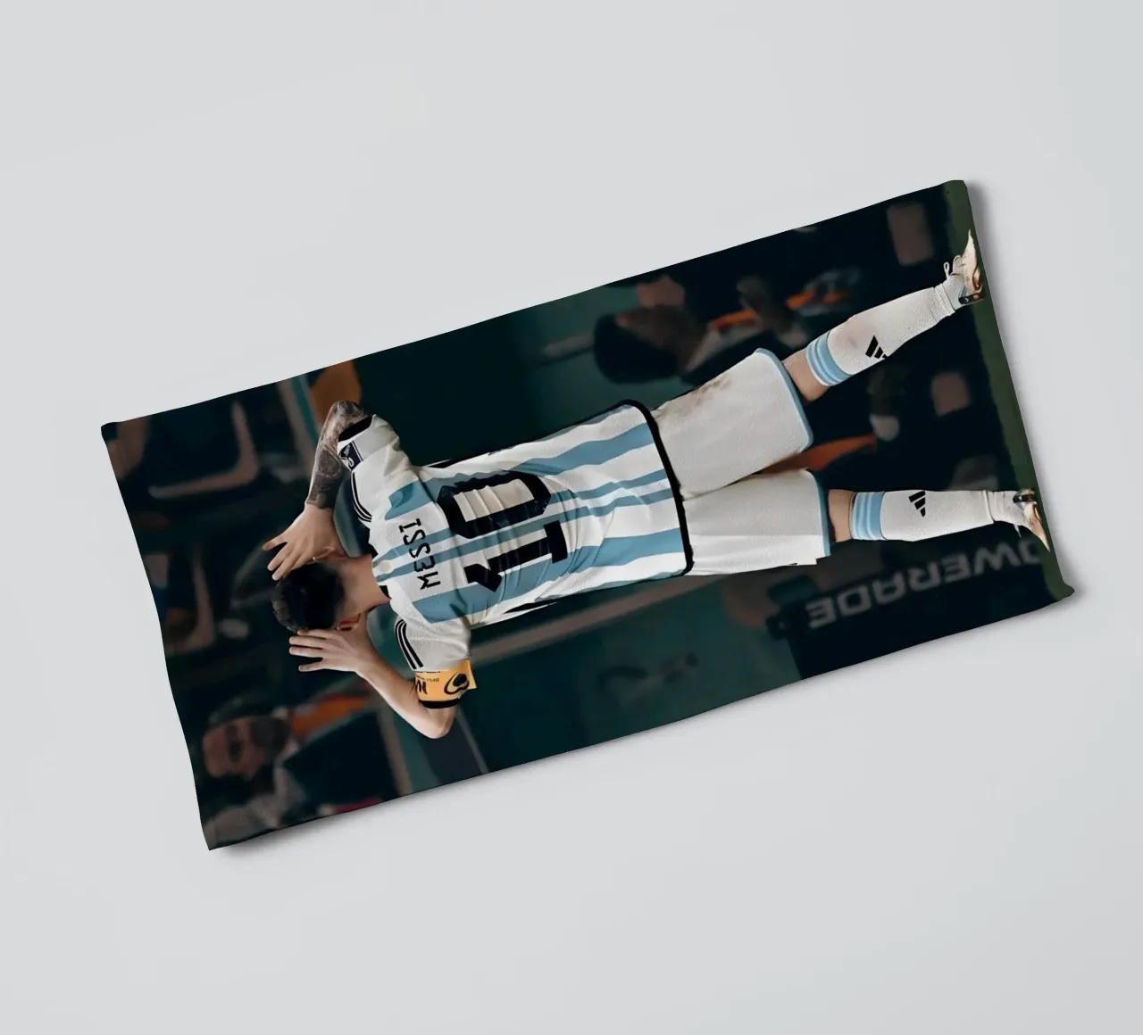 MESSI asciugamano da bagno da Low poly art