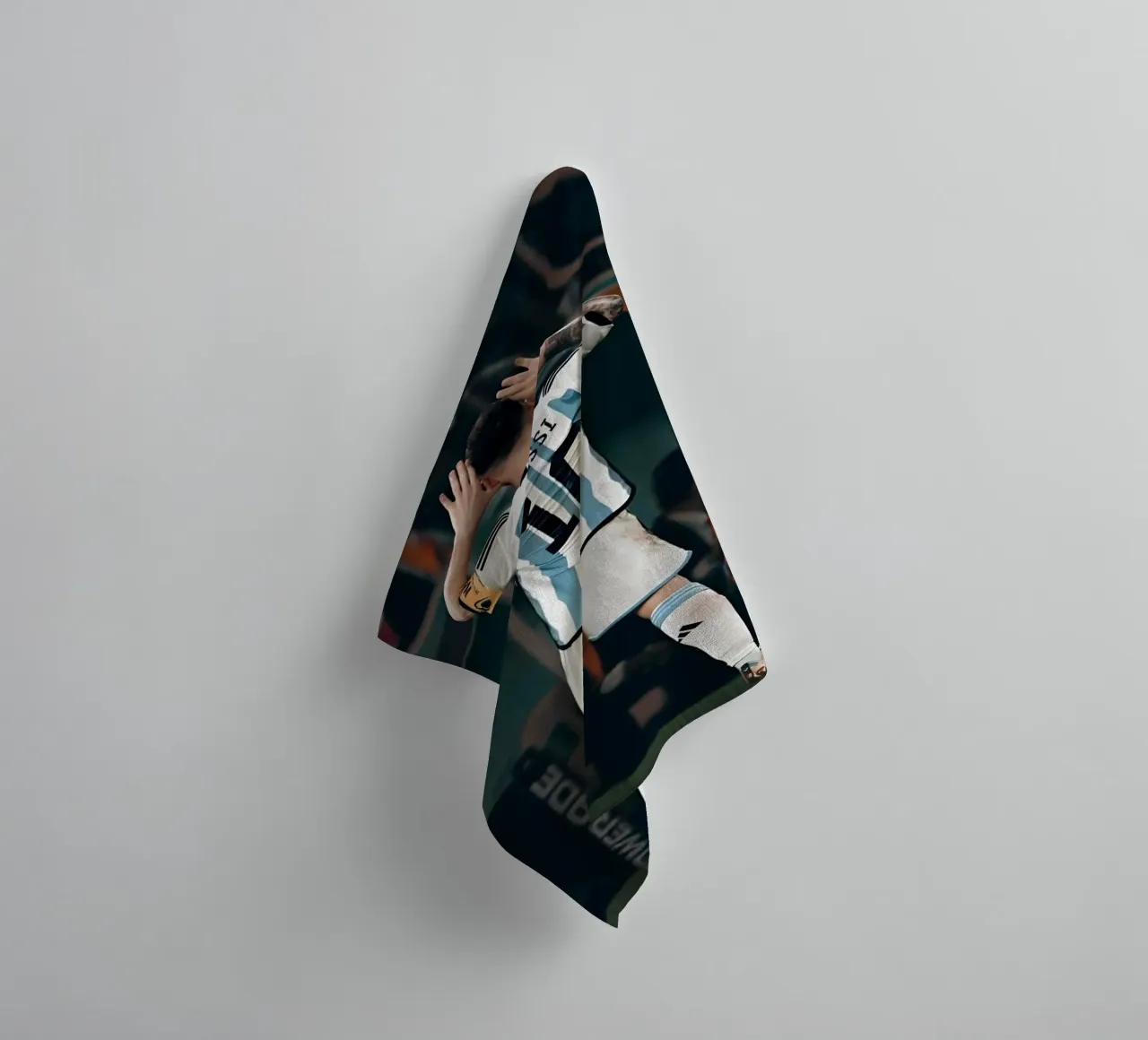 MESSI asciugamano da bagno da Low poly art