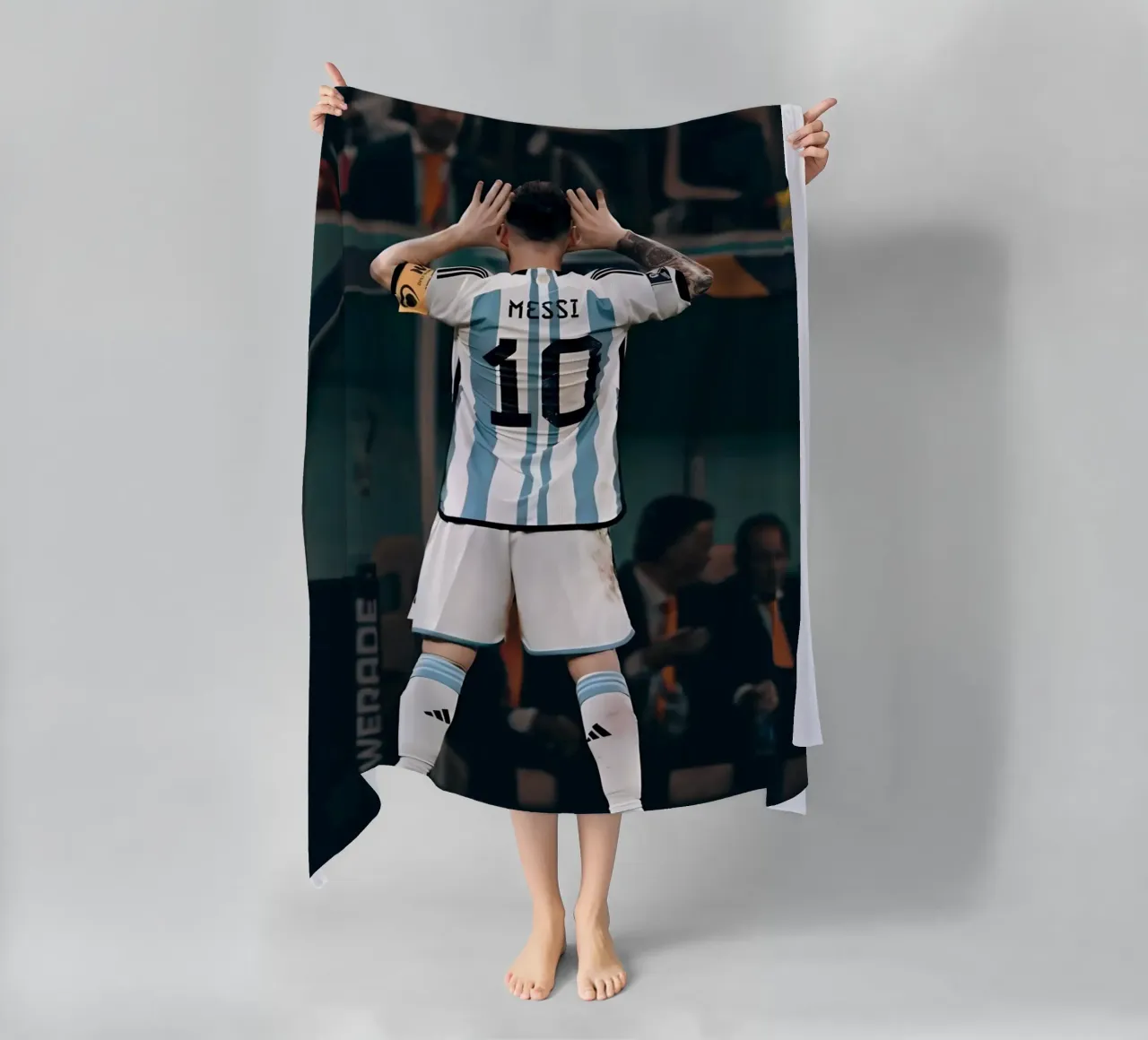 MESSI telo mare da Low poly art