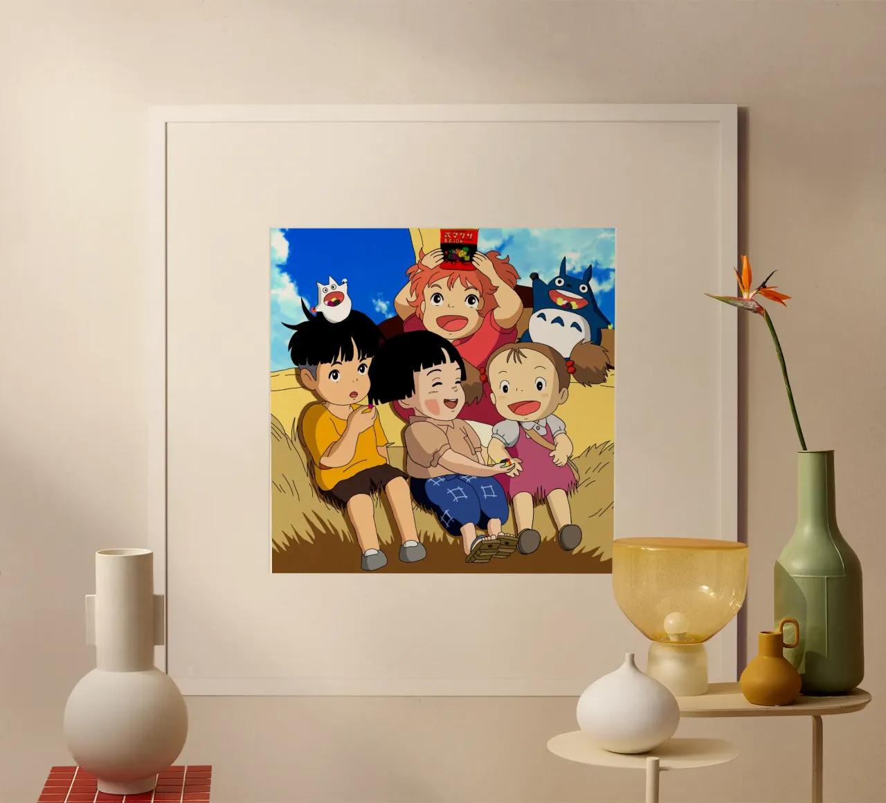 Ponyo con gli amici Classico poster da sophielouise.designs