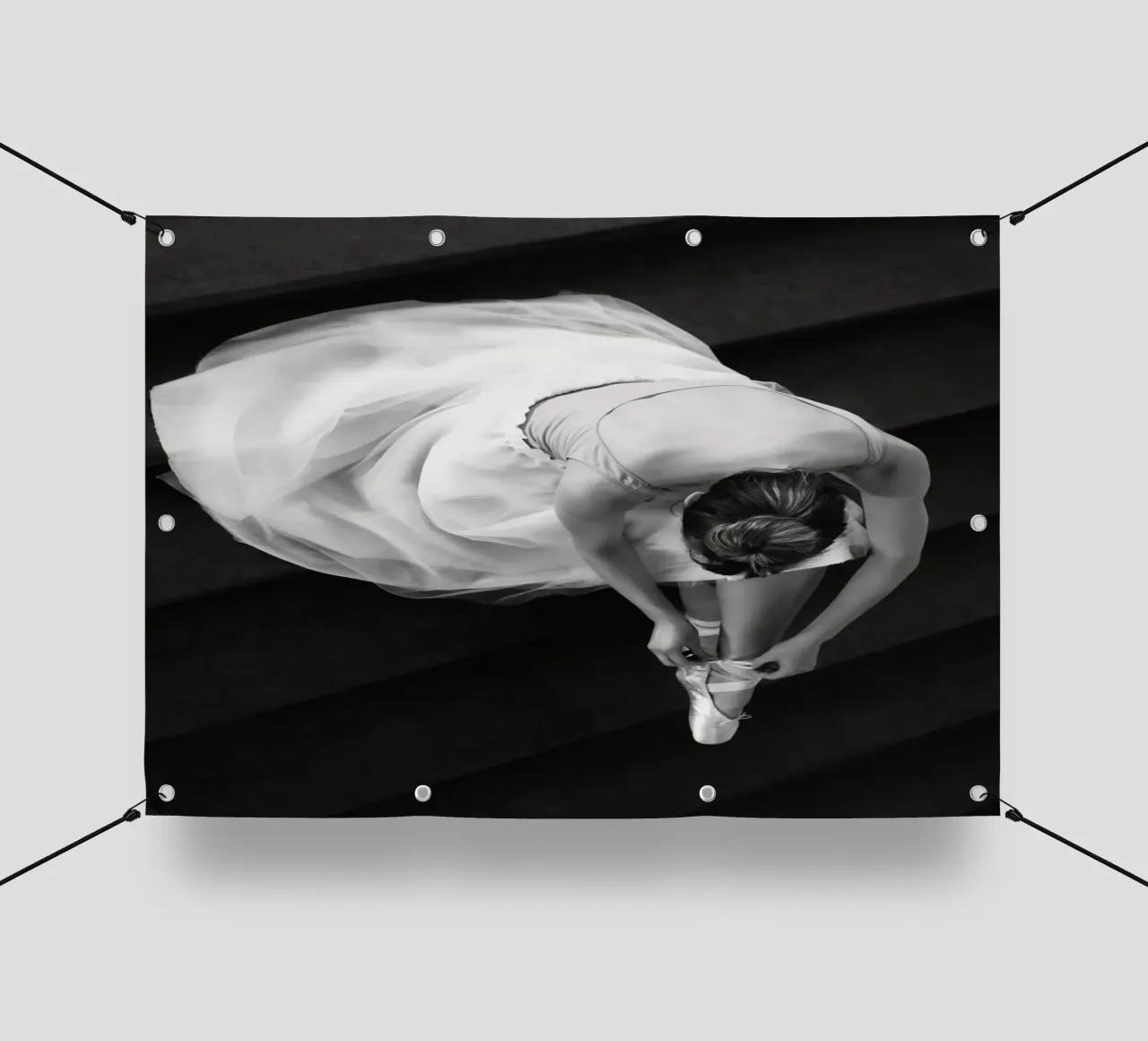 Ballerina dall'alto telo in pvc da vintgeseyn