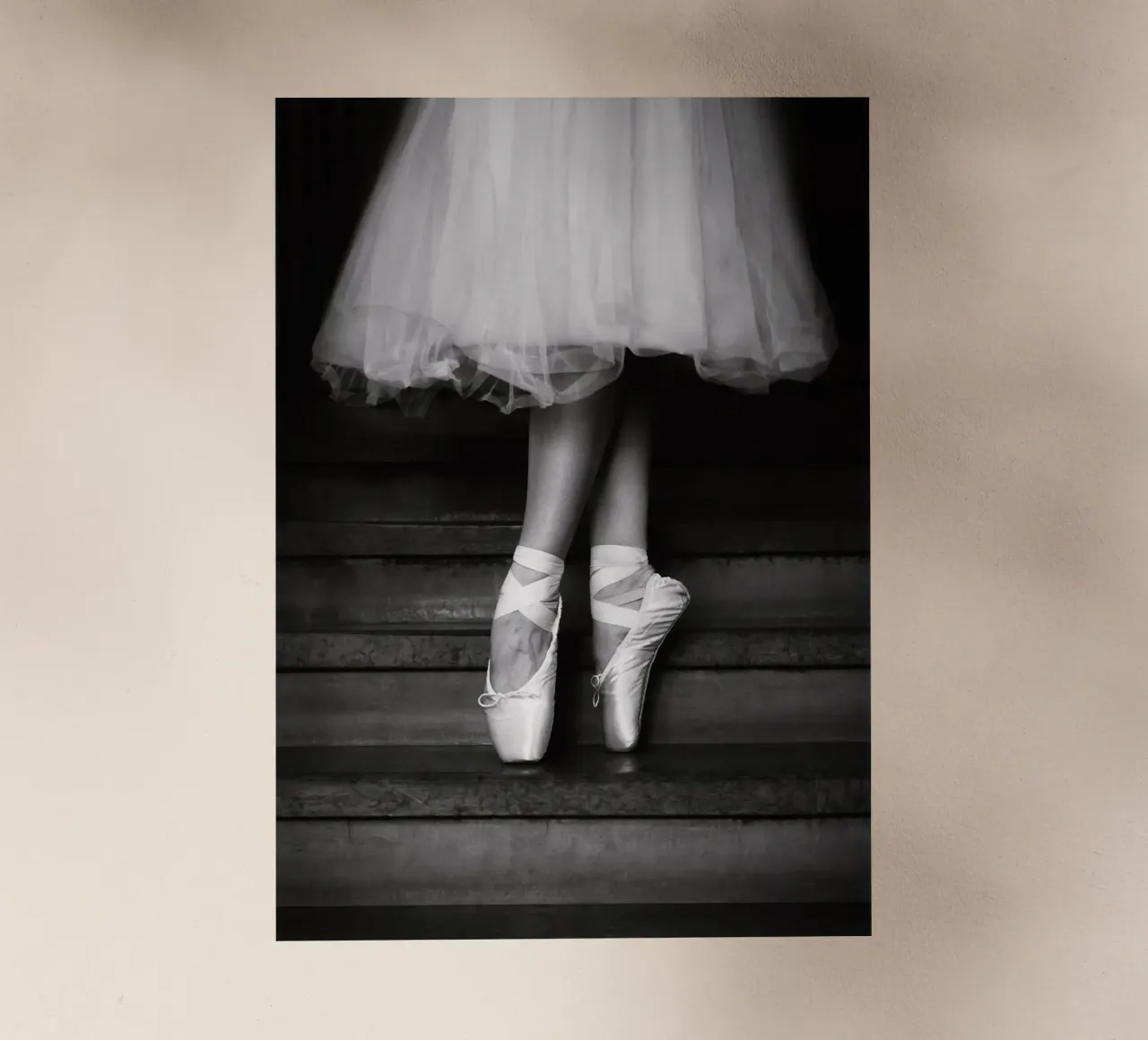 Balletschoenen backlit folie van vintgeseyn