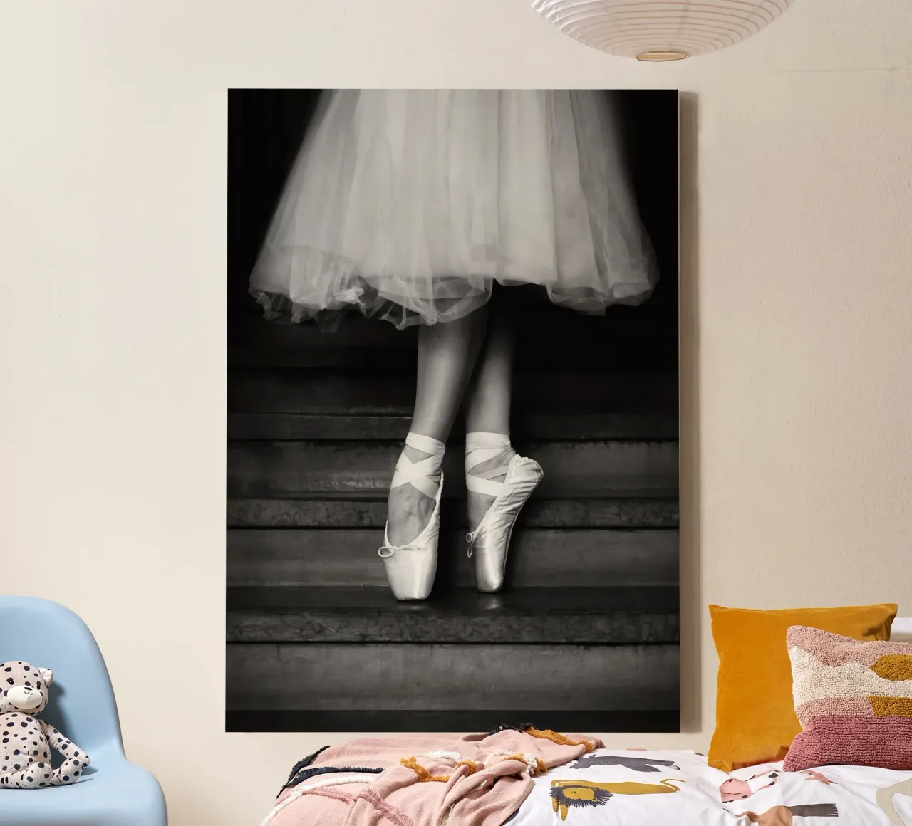Balletschoenen canvas van vintgeseyn