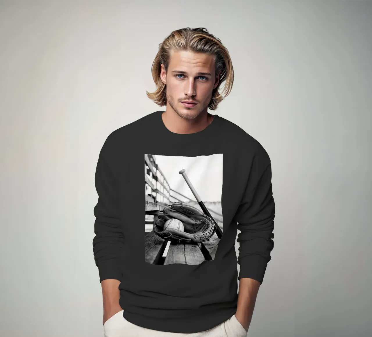 Baseball Essentials felpa da vintgeseyn