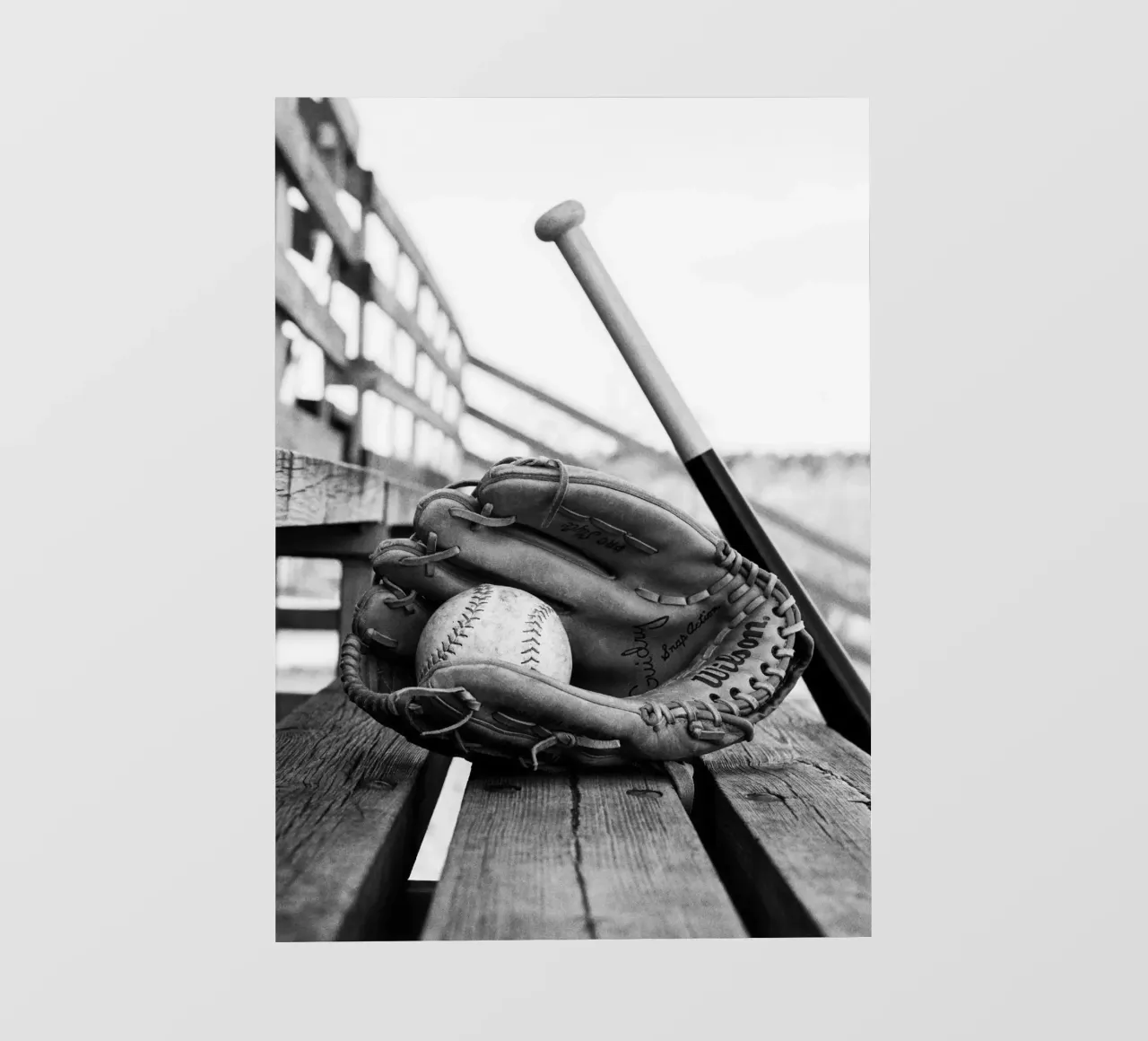 Baseball Essentials fotobehang van vintgeseyn