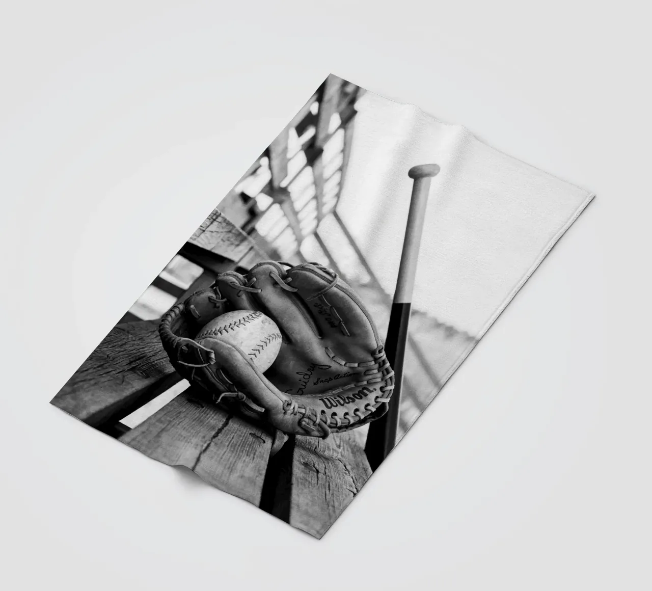 Baseball-Essentials Fleecedecke von vintgeseyn