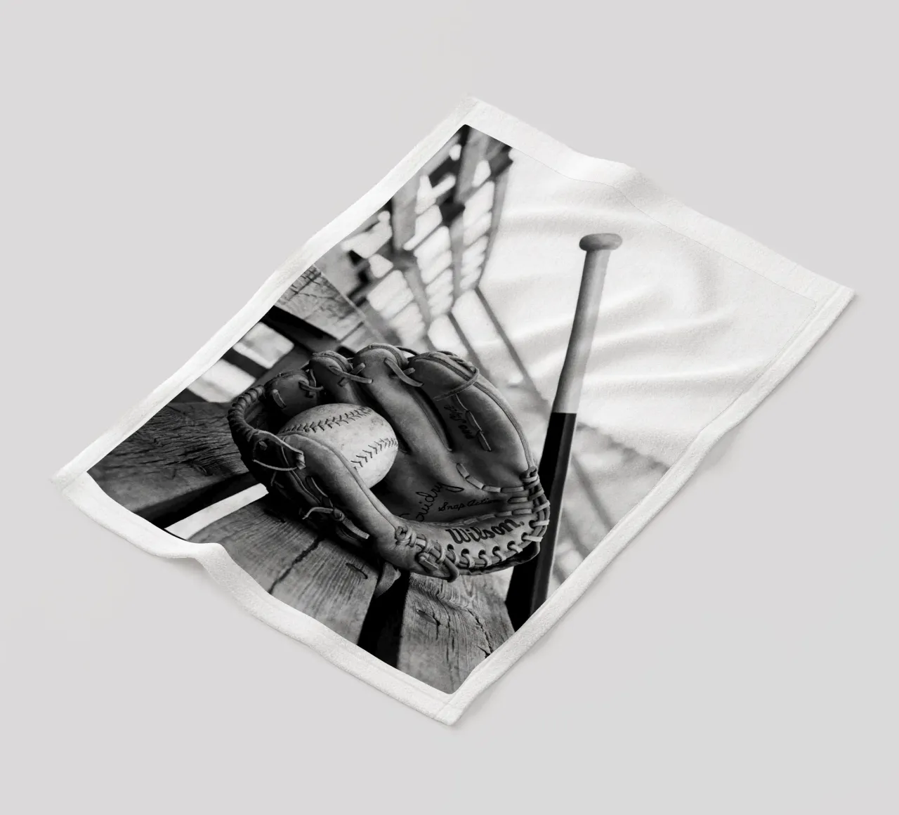 Baseball-Essentials Fleecedecke von vintgeseyn