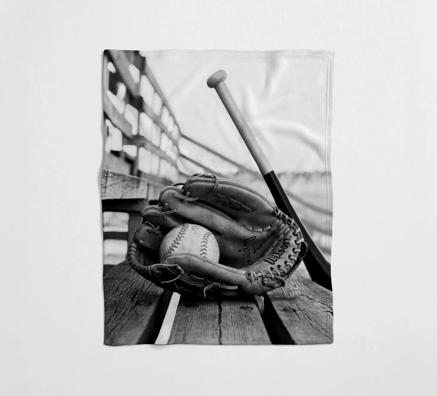 Baseball Essentials coperta in pile da vintgeseyn